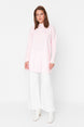 Pink Sleeve Pearl Detailed Knitwear Sweater Tctaw23ak00027