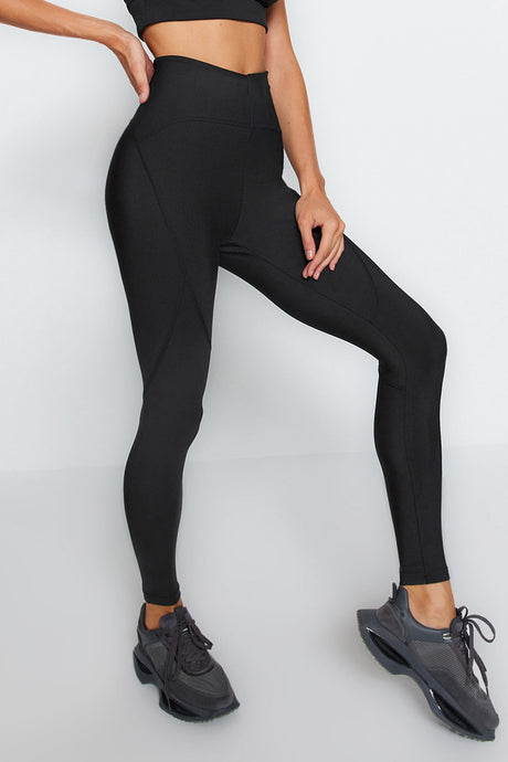 Black Jumper Full Length Sports Leggings Twoss21ta0023