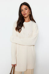 Saks Crew Neck Knitwear Sweater Tctaw24ak00023