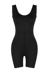 Black Jumper Waist Reflector Print Detailed Knitted Sports Jumpsuit Thmss23tu00020