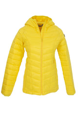 Women Short Fixed Hooded Padded Seasonal Sports Inflatable Coat 8722 Gfx8722