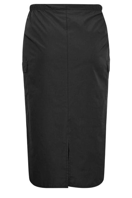 Plus Size Midi Length Cargo Skirt 302038 Byk-23y-302036