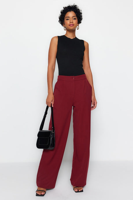 Tile Wide Leg Wide Leg Woven Pants Twoaw22pl0139