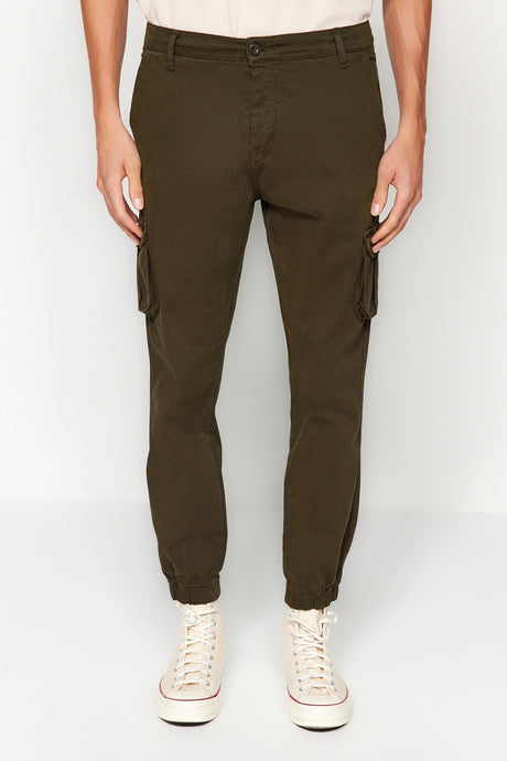 Black Mens Cargo Jogger Pants Tmnaw20pl0633