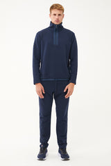 Men's Fog Half Zipper Pocket Tracksuit Bottom Top Sweatshirt Suit 1626 Tb23ml01w1626-1