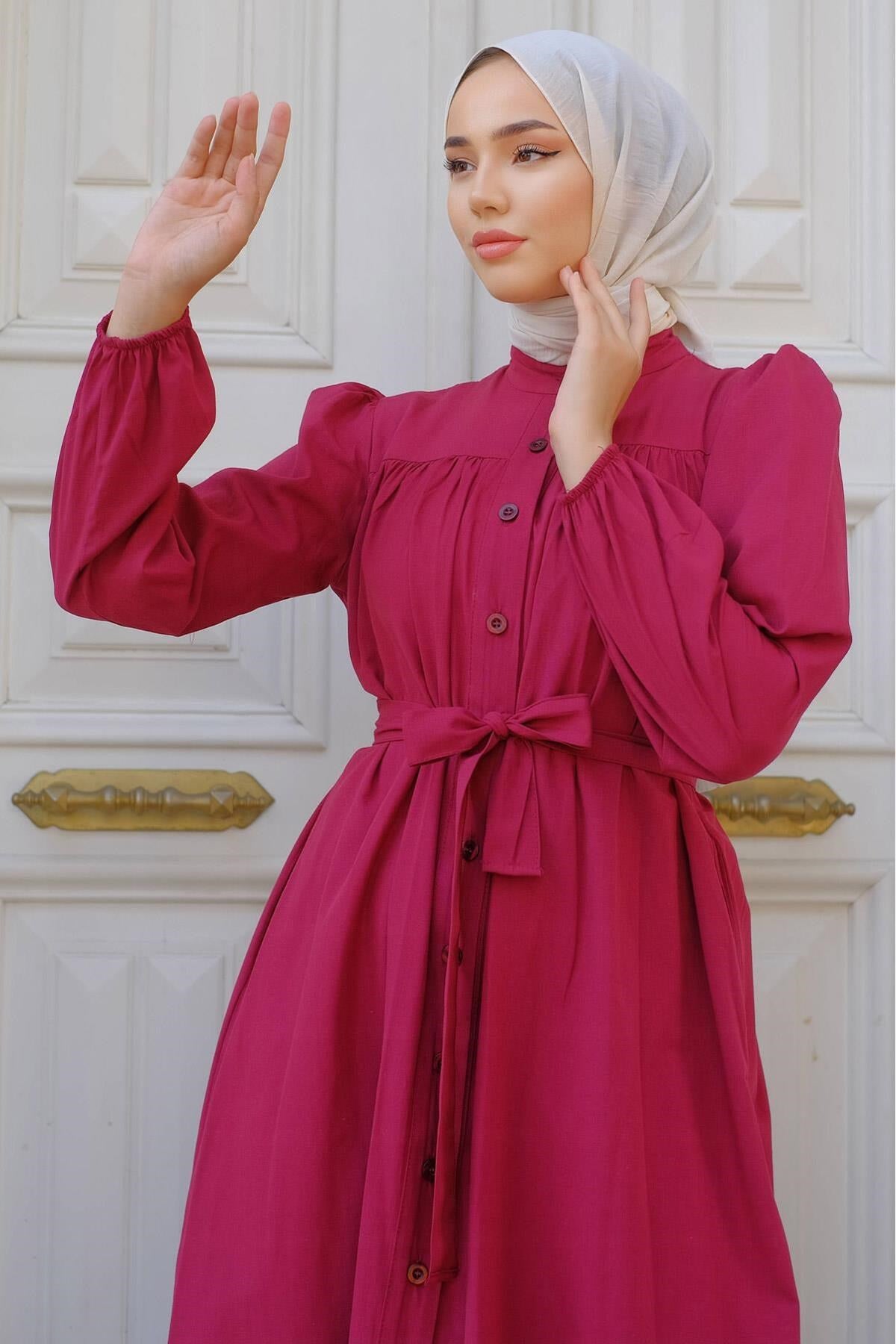 Robed Mevlana Dress Baby Blue Hm2223