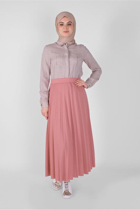 Women's Plum Pleated Skirt 1961 21yetktr1961