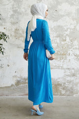 Lemina Belted Dress - Blue Ms00as8900