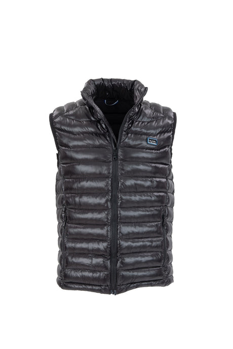 Men's Hooded Padded Straight Collar Zipper Lined Inflatable Vest 9777 Gfx9777