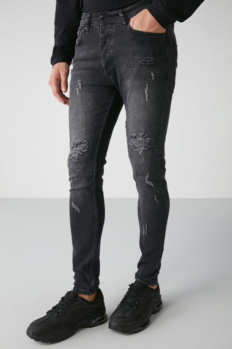 Loose Relaxed Skinny Gray Jeans Fair01092022