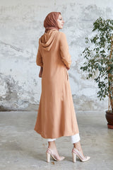 Lure Hooded Abaya - Beige Ms00ant99119