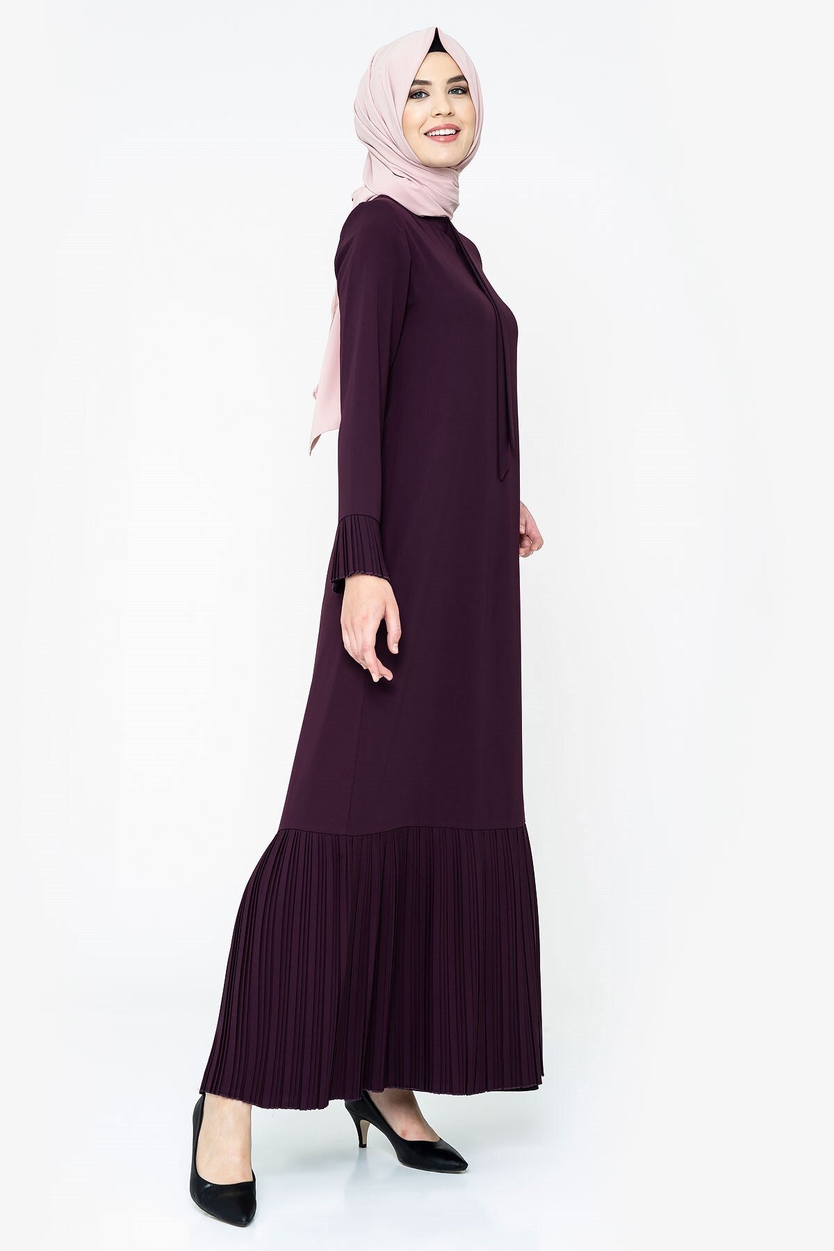 Story Pleated Persimmon Burkini Dress 764-1 T18elb3m764-1