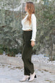 Grey Knitted Tube Leg Wool Pants M10060000pn98248