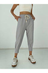 Stone Leg Pleated Pants 50455