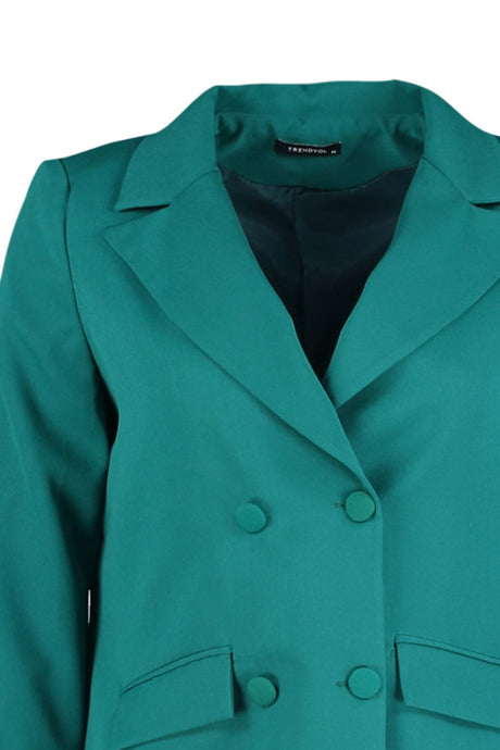 Green Pocket Detailed Jacket Tbbss22ce0180