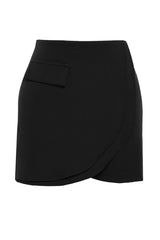 Lilac Pocket Detailed Woven Shorts Skirt Twoss24sr00033