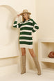 Striped Knitwear Tunic Iklm-7226k24