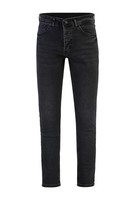 Men's Black Skinny Fit Jeans Tmnaw23je00055