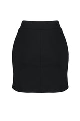 Black Flexible Mini Shorts Skirt Twoss24et00157