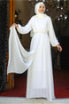 Women's Lace? Vert (i? Ndi? Go) Drape Detailed Stone Beaded Bro? Ye Elbi? See T 0053 22yabltr0053