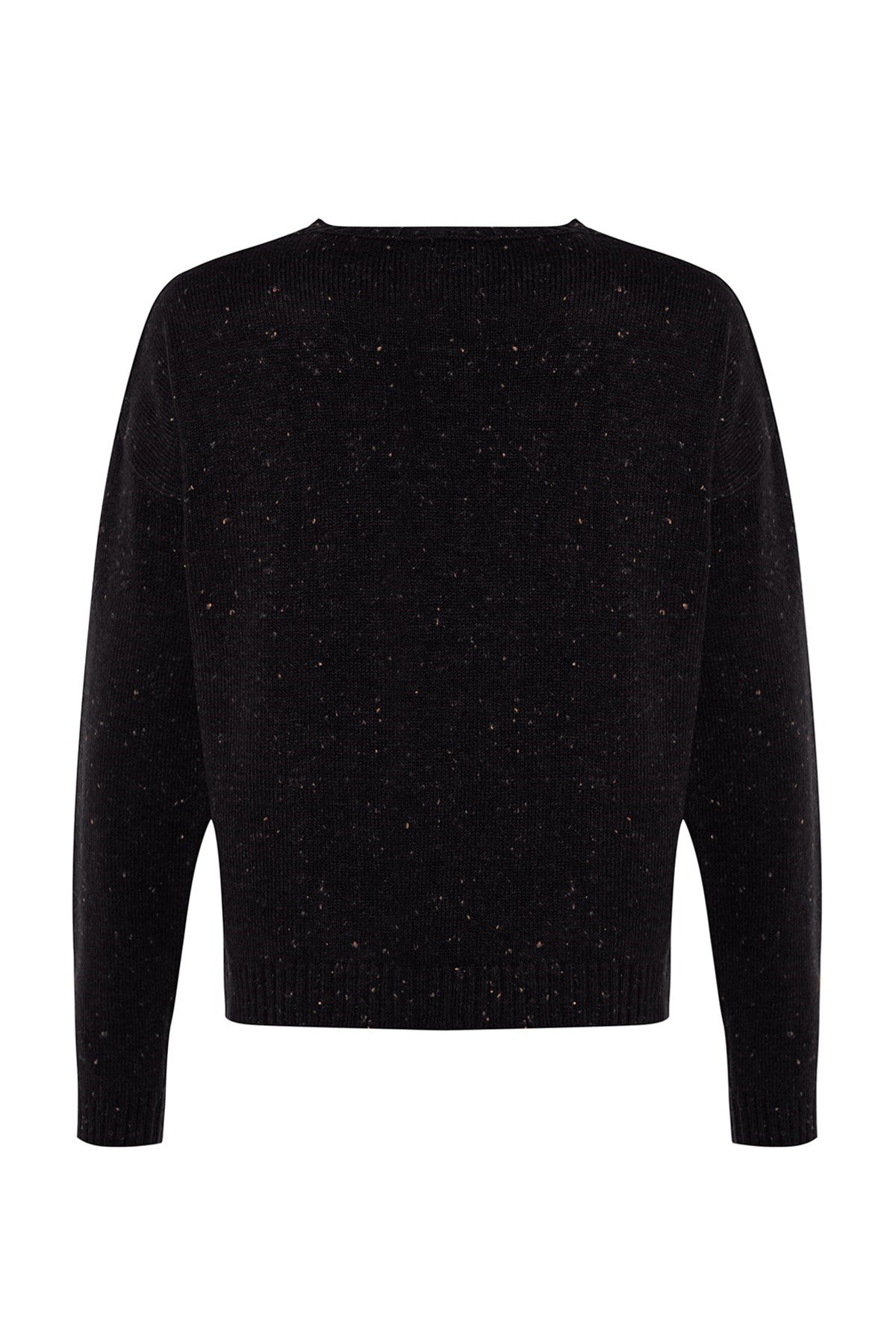 Black Soft Textured Nopeli Knitwear Sweater Twoaw24kz00219