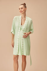 Pointy Pregnant Maternity Bathrobe Sh23535615