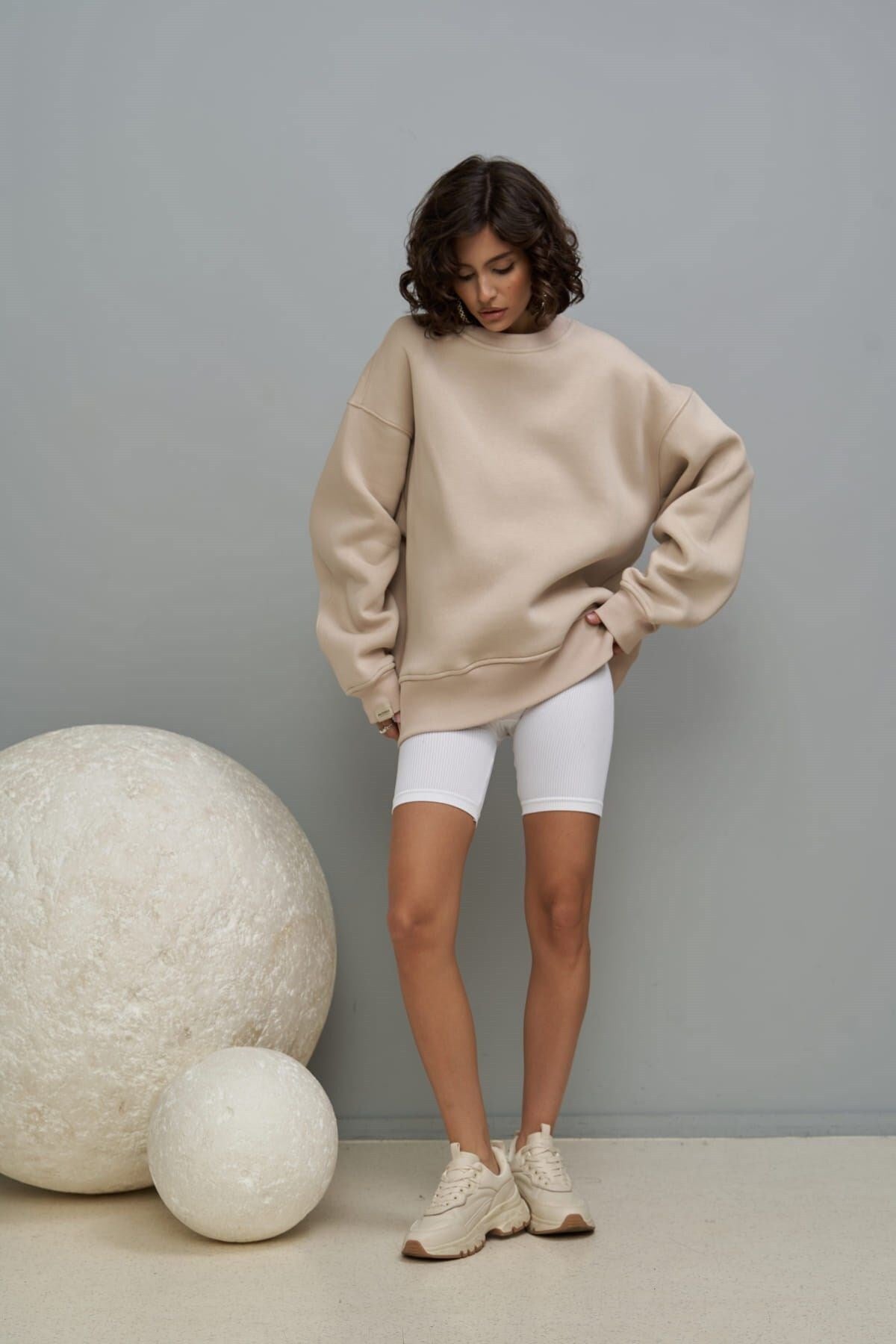 Cashback Bone Oversize Sweatshirt 2259