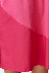 Fuchsia Plain Knitted Dress Twoss24el00408