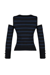 Black Premium/custom Yarn Knitwear Sweater Twoaw24kz00669