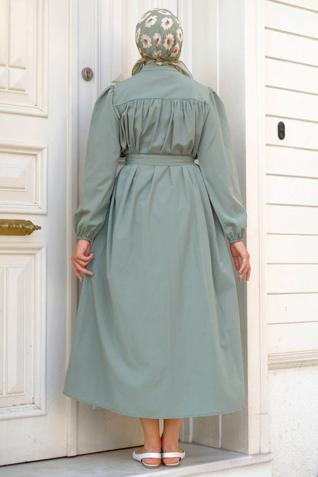 Robed Mevlana Dress Baby Blue Hm2223