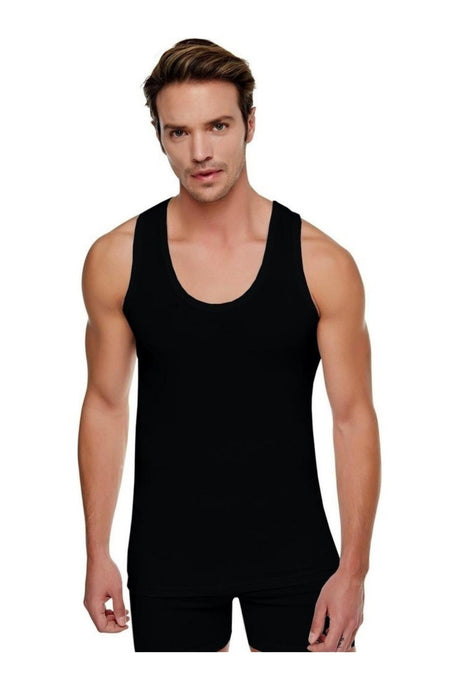 6-piece Combed Classic White Men's Tank Top 3120010110112