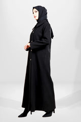 3829 Hijab Black Coat T24mntk3829