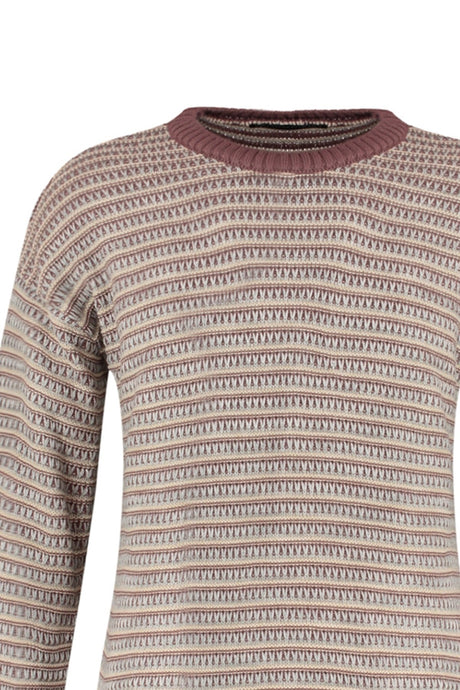 Camel Mens Regular Crew Neck Jacquard Sweater Tmnaw22kz0658