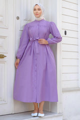 Robed Mevlana Dress Baby Blue Hm2223