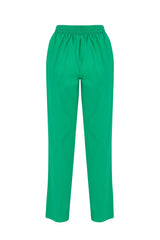 Women's Green Staple Detailed Waist Part Elastic Pants Lg-oz242-ckt