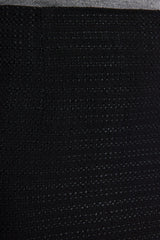 Black Basic Tweed Fabric Mini Woven Skirt Twoaw24et00273