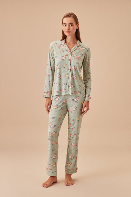 Young Mother Masculine Pajama Set Sh24215660b