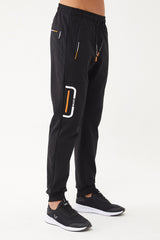 Men's Black-light Gray Plain Knitted Casual And Sports Tracksuit Pants 1585 Tb23ml05w1585-1