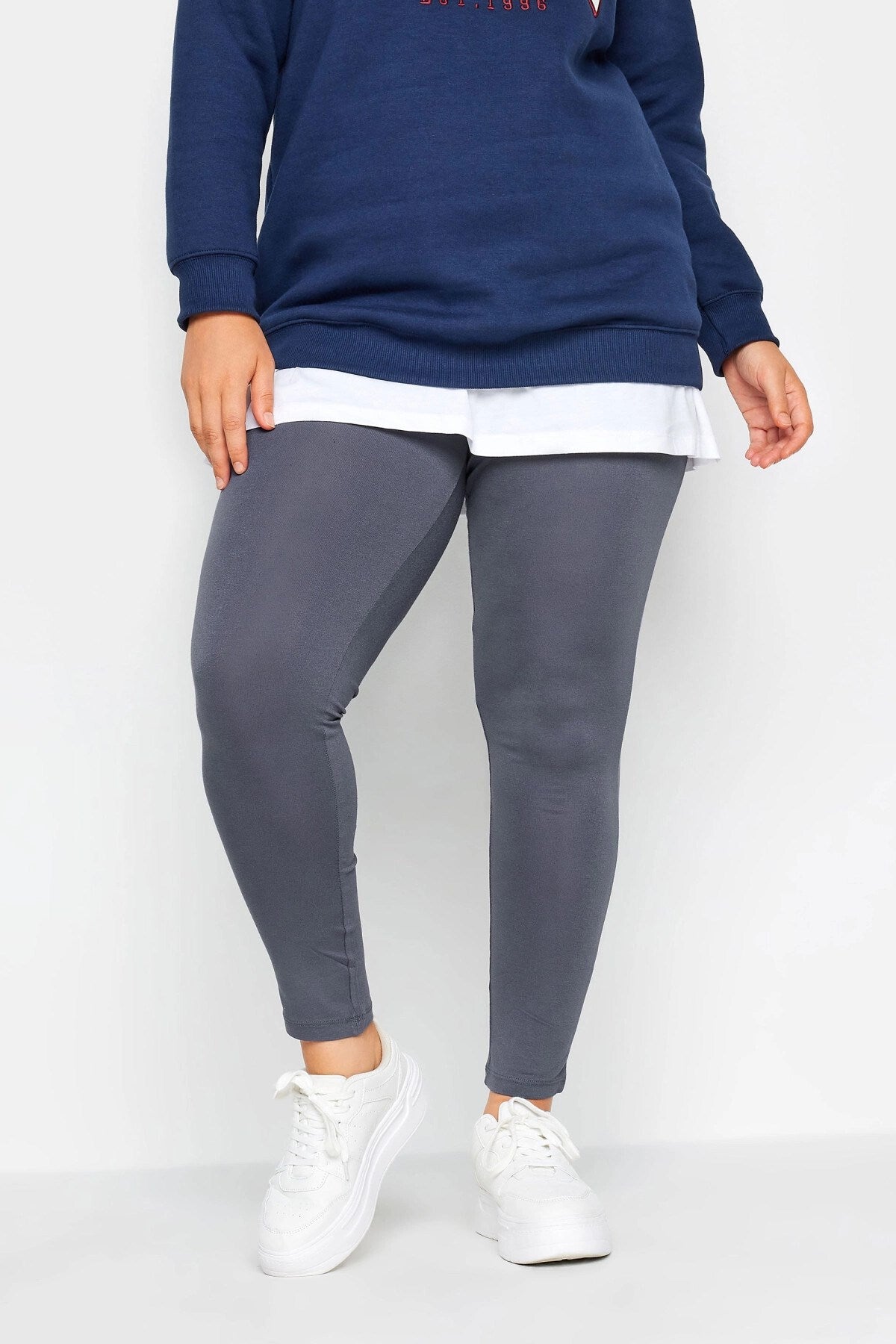 Plus Size Stretch Leggings 143594 Byk-23y-143594