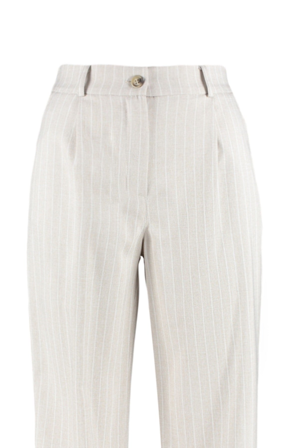 Stone Wide Legg/wide Leg Woven Striped Pants Twoss23pl00109