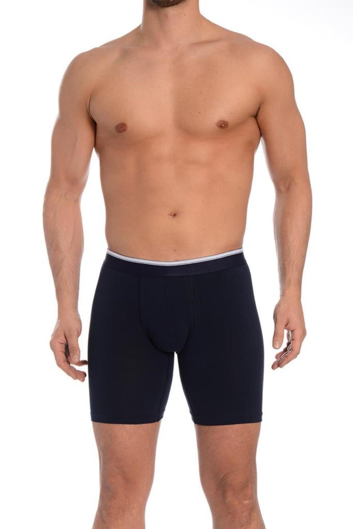 3pcs Long Lycra Male Boxer 1004 Dnk1004-trn3