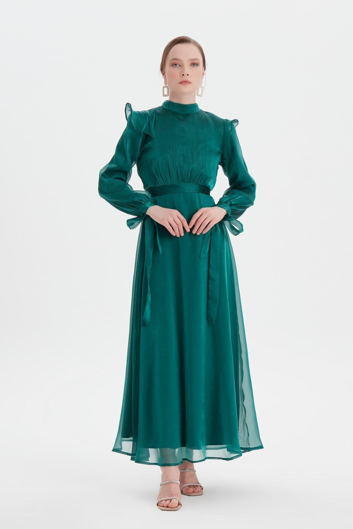 Green Mira Evening Dress Brglbktsab012