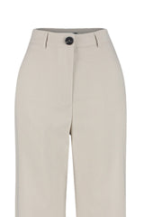 Beige Wide Leg/wide Leg High Waist Woven Pants Twoss23pl00314