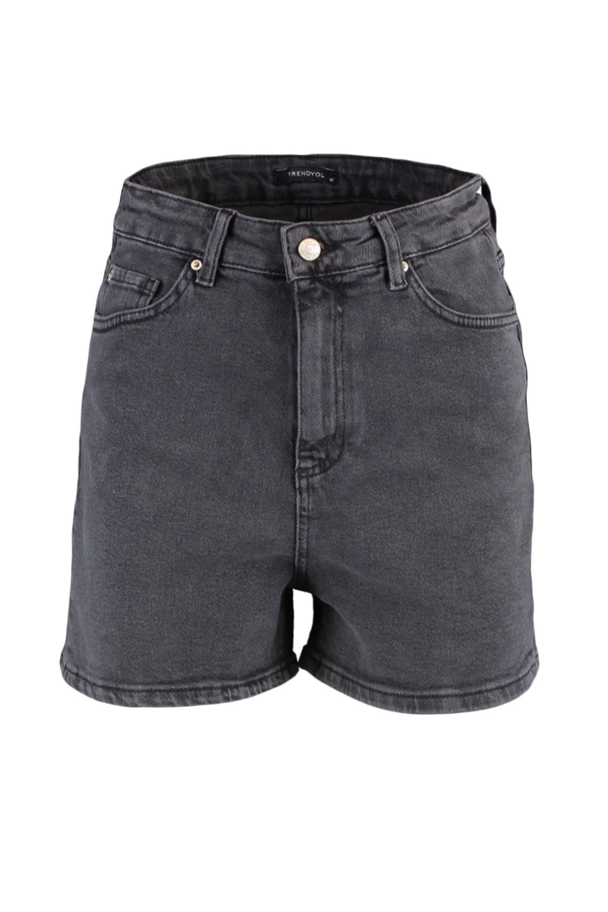 Indigo Mom High Waist Denim Shorts Twoss20sr0210