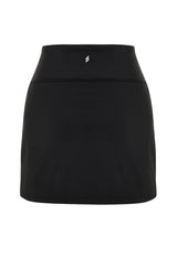 Black Reflector Printed 2 Layer Inside Shorts Pocket Tennis Knitted Sports Shorts Skirt Thmss23sr000