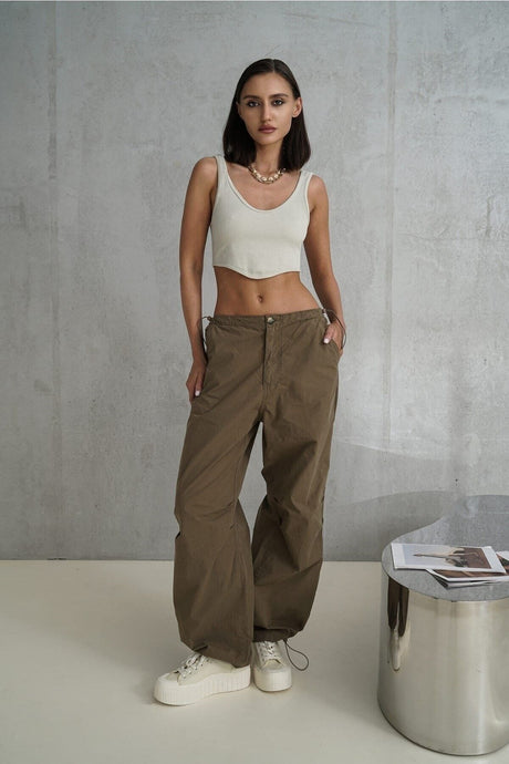 Simone Smoked Cargo Pants 2054