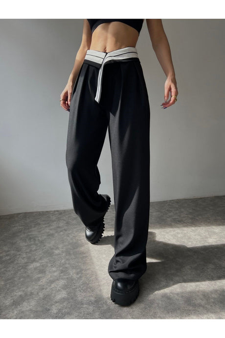 Ganni Black Palazzo Pants 1346-t