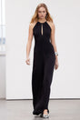 Limited Edition Black Window/cut Out Detailed Night Long Evening Dress Tprss24ae00049