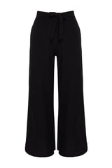 Mink Sides Slit Short Wide Leg Stretch Pants Twoss24pl00164