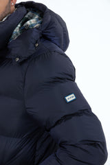 Men's Short Removable Hooded Padded Windproof Water Repellent Inflatable Coat 9688 Gfx9688